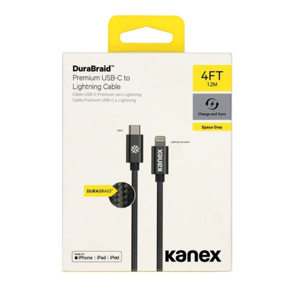 Kanex USB-C to Lightning 1.2m Cable - Grey
