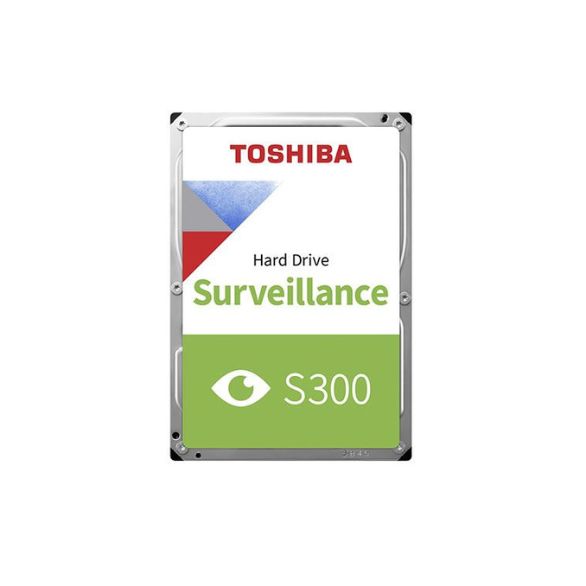 Toshiba S300 PRO Surveillance Internal Hard Drive 6TB - Silver